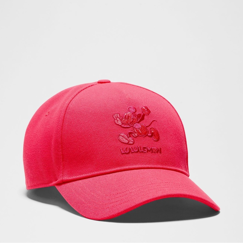 Disney x lululemon Unisex Classic Structured Ball Cap Lip Gloss Pink Mickey